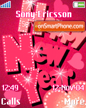Happy New Year 2 tema screenshot
