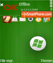 Windows tema screenshot