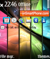 Power Colours tema screenshot