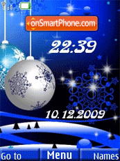 Swf sphere Clock theme screenshot