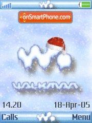 Snow Walkman tema screenshot