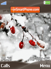 Winter Snow theme screenshot