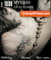 Body art by altvic tema screenshot