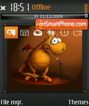 Funny Dragon 01 tema screenshot