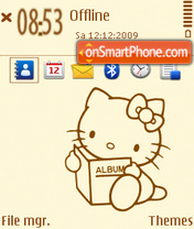 Capture d'écran Hello kitty 34 thème