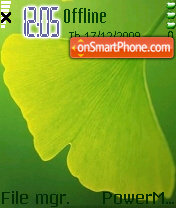 Greenleaf7610 tema screenshot