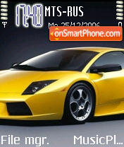 Lamborgini Murc theme screenshot