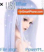 White doll Theme-Screenshot