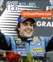 Capture d'écran Fernando Alonso thème