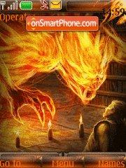 Dragon Fire tema screenshot