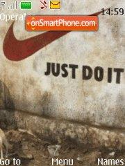 Скриншот темы Nike