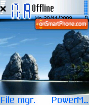 Blue Sky 04 tema screenshot