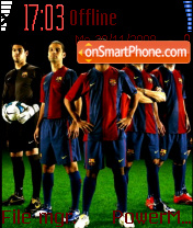 Capture d'écran Barcelona Club thème