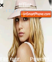 Скриншот темы Britney Spears 18