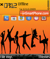 Dancers. tema screenshot