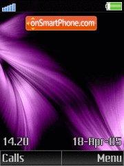 Purple Feather tema screenshot