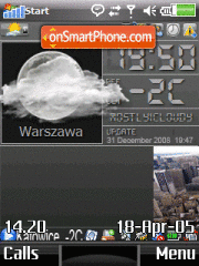 Windows iPhone theme screenshot