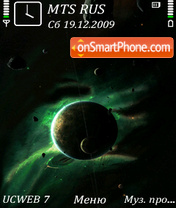 Green planet by Altvic es el tema de pantalla