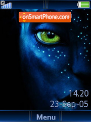 Avatar with Media Skin es el tema de pantalla