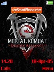 Mortal Kombat Deadly Alince tema screenshot