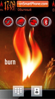 Capture d'écran Burn 02 thème