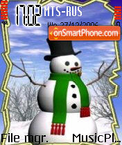 Snowman es el tema de pantalla