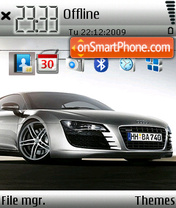 Audi r8 theme screenshot