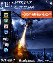 Dragon by altvic theme screenshot