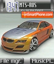 Скриншот темы Hot Ride BMW Carbon