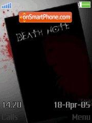 Death Note tema screenshot