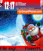 Santa night 2009 theme screenshot