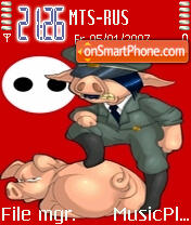 Pig Hitler tema screenshot