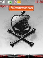 Hackin' Iphone tema screenshot