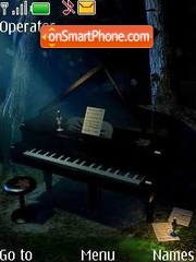 Grand piano tema screenshot