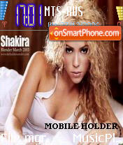 Скриншот темы Shakira 2