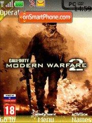 Capture d'écran Call of Duty Modern Warfare 2 thème