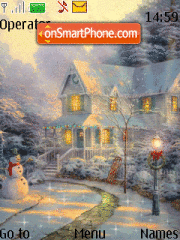 Capture d'écran Winter Home thème