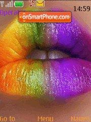 Colors Lips tema screenshot