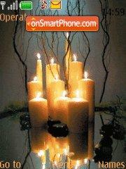 Скриншот темы Candles by Lidia