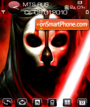 Sith Lord by Altvic es el tema de pantalla