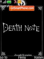 Death Note es el tema de pantalla