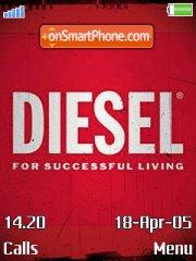 Diesel Red tema screenshot