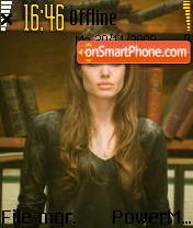 Angelina 10 tema screenshot