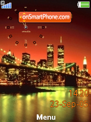 SWF City Of Lights tema screenshot