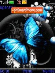 Capture d'écran Blue Butterfly thème