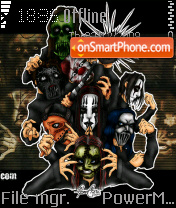 Slipknot Toons tema screenshot