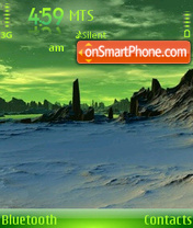 Winter Planet 01 tema screenshot