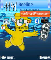 Bart tema screenshot