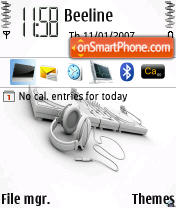 DJ Music tema screenshot