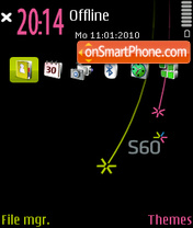 Capture d'écran S60 Black 01 thème